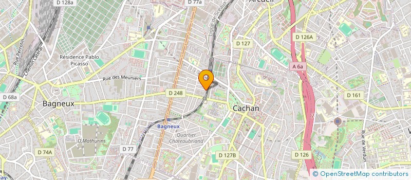 localisation de l'entreprise MONSIEUR SEBASTIEN HAMMAR  CACHAN