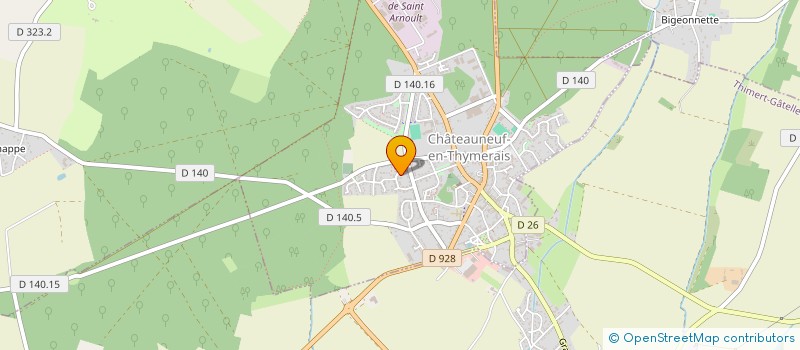 localisation de l'entreprise MONSIEUR SEBASTIEN HAMMERCHMIDT  CHATEAUNEUF-EN-THYMERAIS