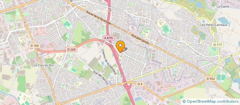 localisation de l'entreprise MONSIEUR SEBASTIEN HAMON  LES PONTS-DE-CE