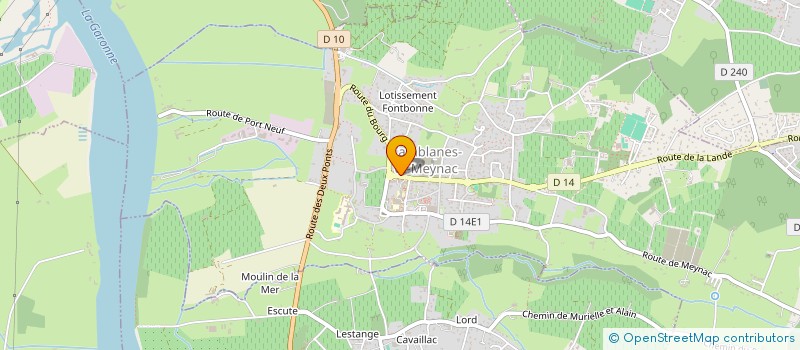 localisation de l'entreprise MONSIEUR SEBASTIEN HAMON  CAMBLANES-ET-MEYNAC