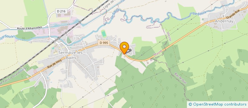 localisation de l'entreprise MONSIEUR SEBASTIEN HANQUET  SERMAIZE-LES-BAINS