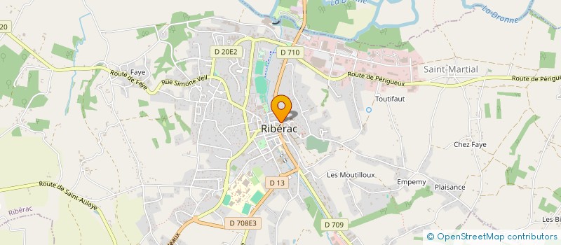 localisation de l'entreprise MONSIEUR SEBASTIEN HAROUAT  RIBERAC