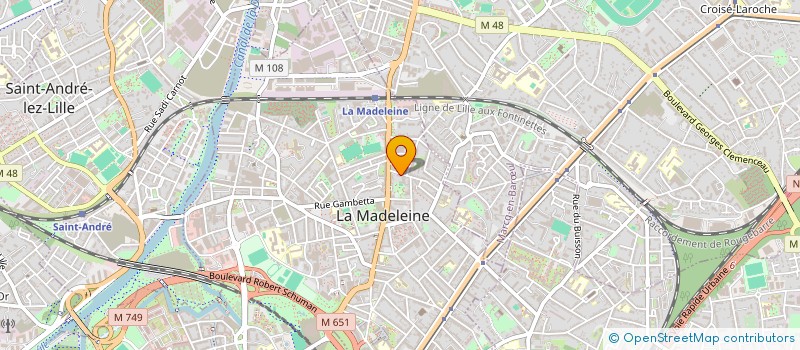 localisation de l'entreprise MONSIEUR SEBASTIEN HARS à LA MADELEINE