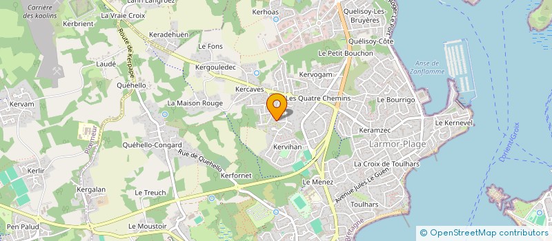 localisation de l'entreprise MONSIEUR SEBASTIEN HASCOET  LARMOR-PLAGE