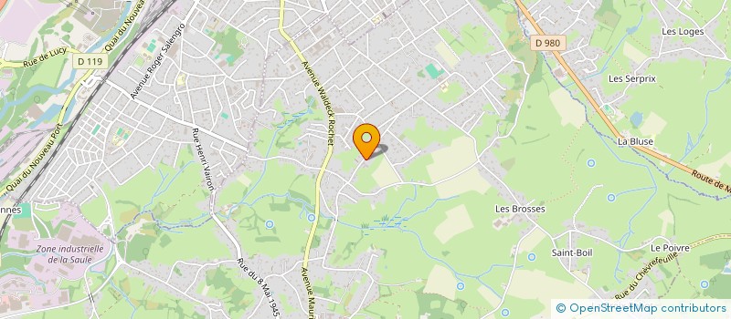 localisation de l'entreprise MONSIEUR SEBASTIEN HATREL  SAINT-VALLIER