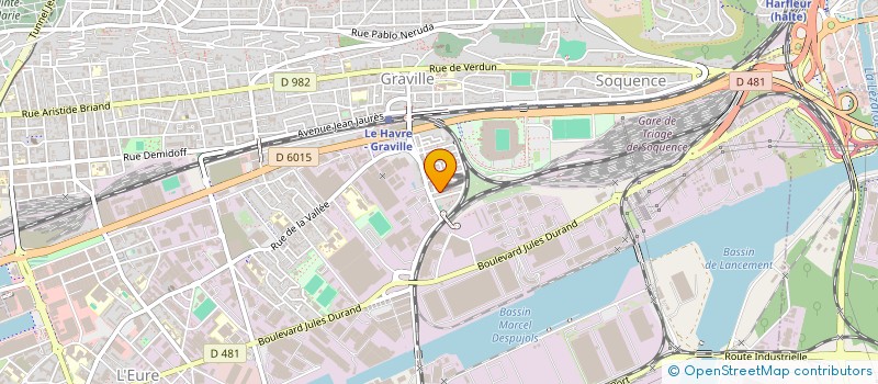 localisation de l'entreprise MONSIEUR SEBASTIEN HAULARD  LE HAVRE