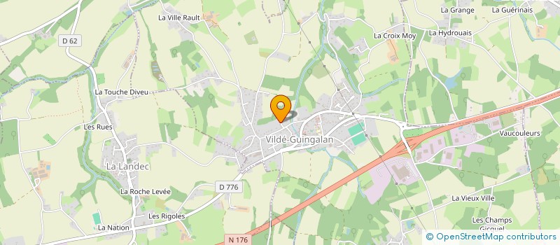 localisation de l'entreprise MONSIEUR SEBASTIEN HAUSSY à VILDE-GUINGALAN
