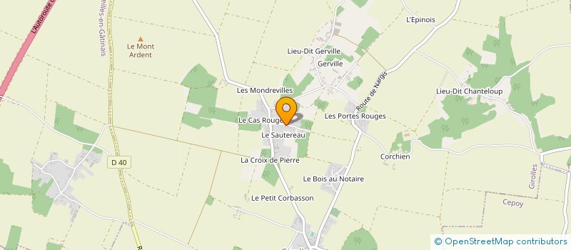 localisation de l'entreprise MONSIEUR SEBASTIEN HAVARD à GIROLLES
