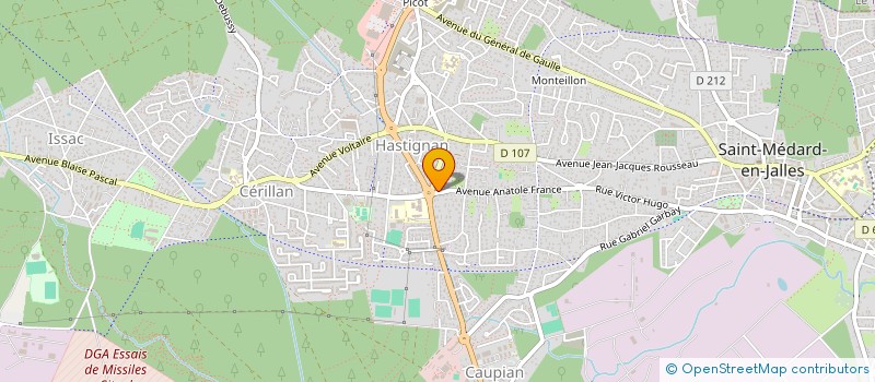 localisation de l'entreprise MONSIEUR SEBASTIEN HAZERA  SAINT-MEDARD-EN-JALLES