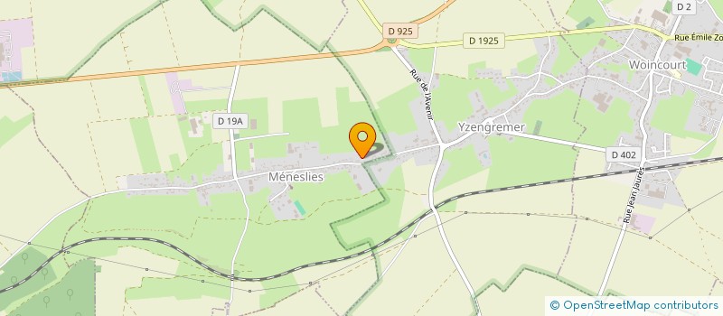 localisation de l'entreprise MONSIEUR SEBASTIEN HEBERT  MENESLIES