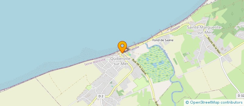 localisation de l'entreprise MONSIEUR SEBASTIEN HEBERT  QUIBERVILLE-SUR-MER