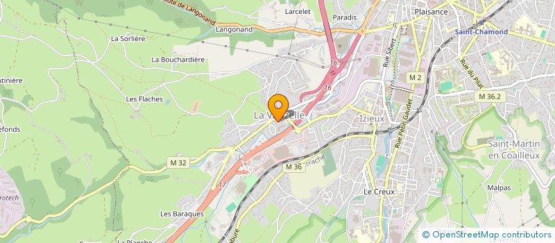 localisation de l'entreprise MONSIEUR SEBASTIEN HEBRARD à SAINT-CHAMOND