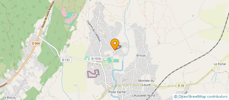 localisation de l'entreprise MONSIEUR SEBASTIEN HEBRARD  ROUSSON