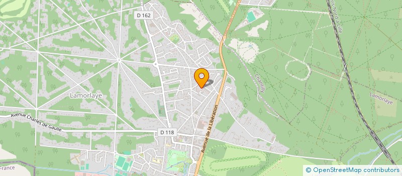 localisation de l'entreprise MONSIEUR SEBASTIEN HEBRARD  LAMORLAYE