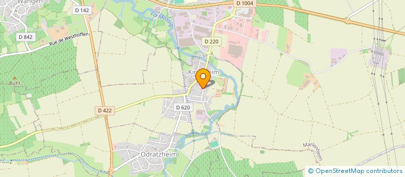 localisation de l'entreprise MONSIEUR SEBASTIEN HECKMANN  KIRCHHEIM