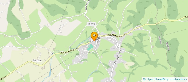 localisation de l'entreprise MONSIEUR SEBASTIEN HEGUY à BARDOS