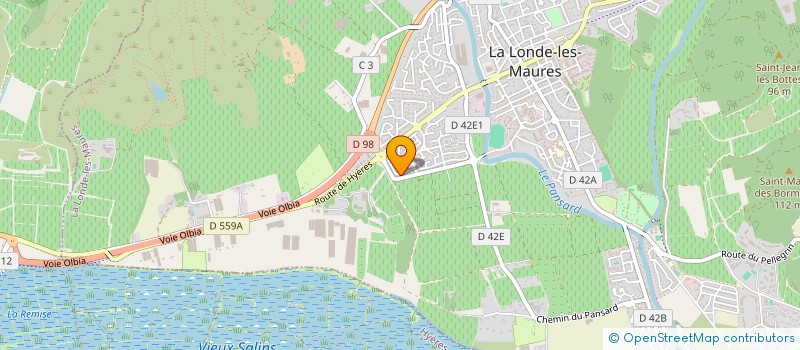 localisation de l'entreprise MONSIEUR SEBASTIEN HEITZMANN à LA LONDE-LES-MAURES