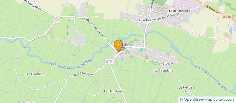 localisation de l'entreprise MONSIEUR SEBASTIEN HELIN à SALLERTAINE