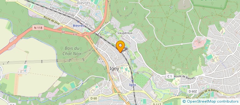 localisation de l'entreprise MONSIEUR SEBASTIEN HELIX à IGNY