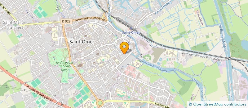 localisation de l'entreprise MONSIEUR SEBASTIEN HENAUX  SAINT-OMER