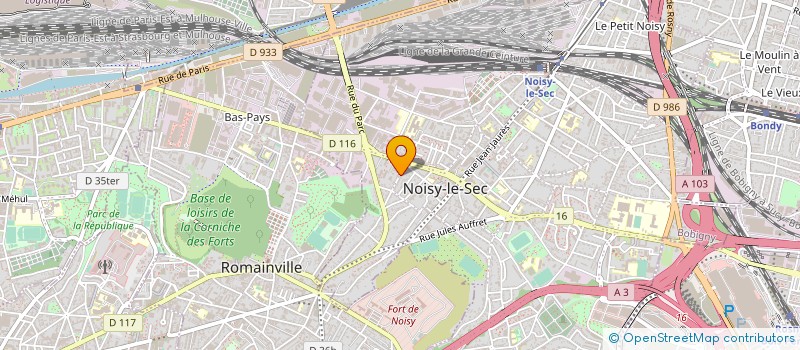 localisation de l'entreprise MONSIEUR SEBASTIEN HENNEQUIN à NOISY-LE-SEC