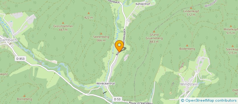 localisation de l'entreprise MONSIEUR SEBASTIEN HENNINGER  DAMBACH