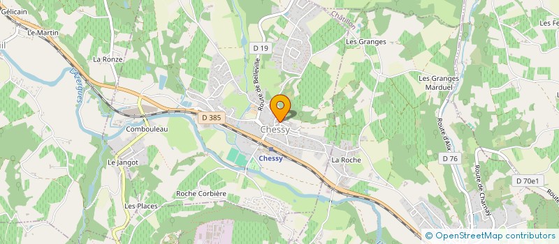 localisation de l'entreprise MONSIEUR SEBASTIEN HENRY à CHESSY