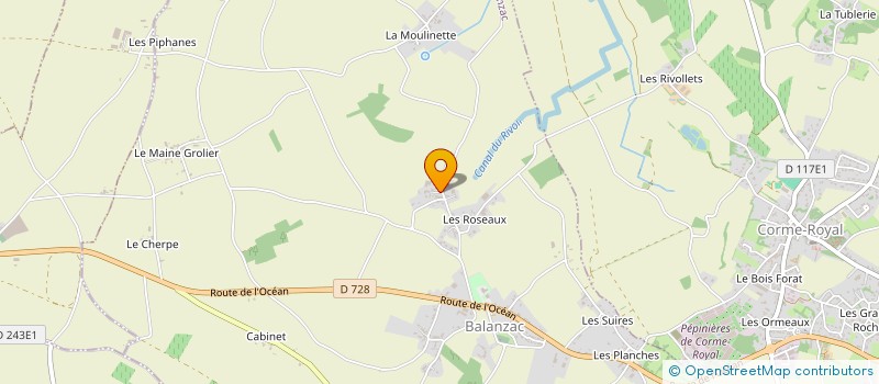 localisation de l'entreprise MONSIEUR SEBASTIEN HERAUD à BALANZAC
