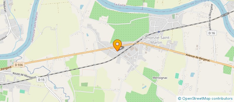 localisation de l'entreprise MONSIEUR SEBASTIEN HERAUD  LAMONZIE-SAINT-MARTIN