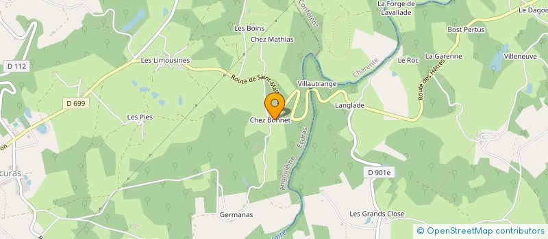 localisation de l'entreprise MONSIEUR SEBASTIEN HERAUD à ECURAS