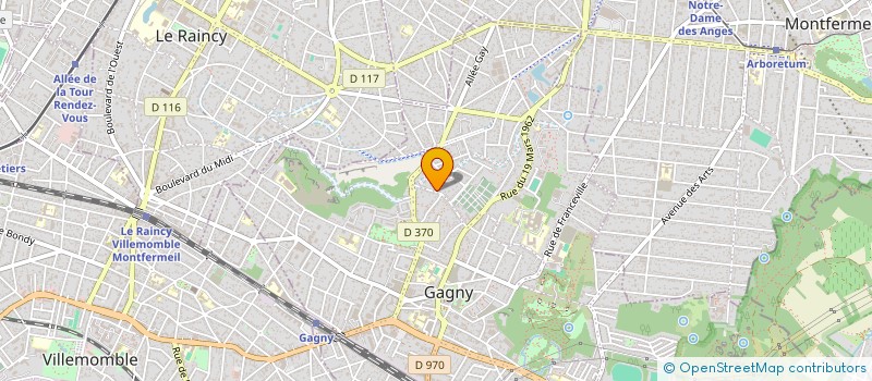 localisation de l'entreprise MONSIEUR SEBASTIEN HERICHI  GAGNY