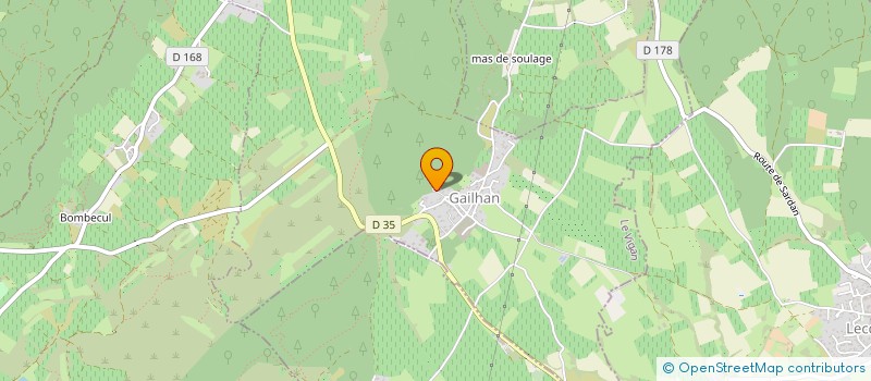 localisation de l'entreprise MONSIEUR SEBASTIEN HERNANDEZ  GAILHAN