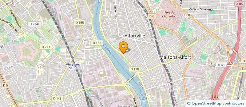 localisation de l'entreprise MONSIEUR SEBASTIEN HEROUART à ALFORTVILLE