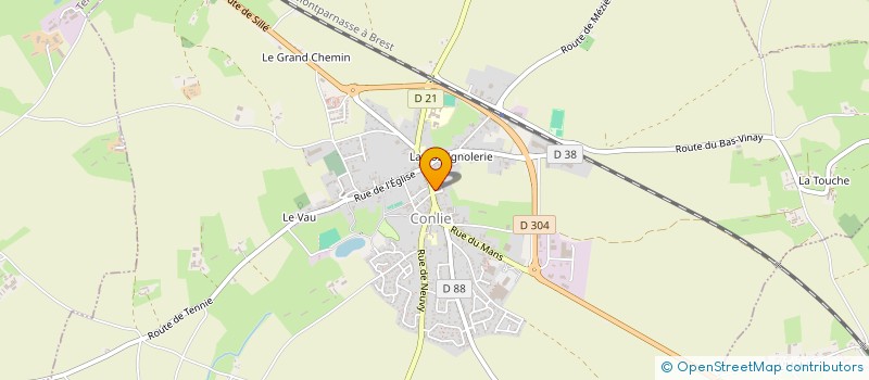 localisation de l'entreprise MONSIEUR SEBASTIEN HERRAULT  CONLIE