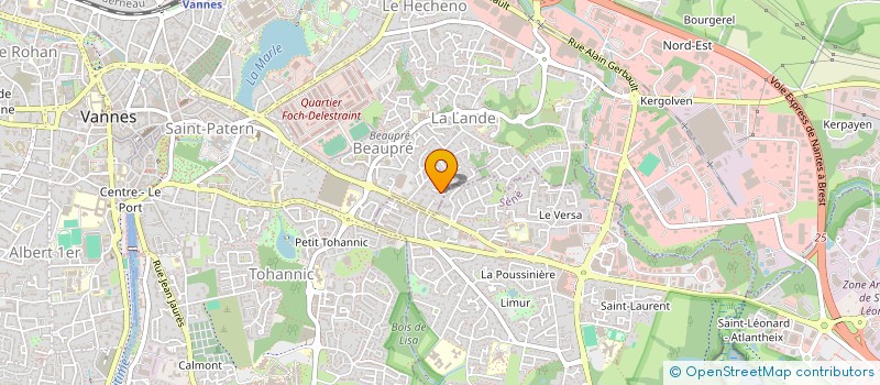 localisation de l'entreprise MONSIEUR SEBASTIEN HESLOUIS à VANNES