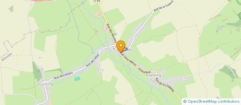 localisation de l'entreprise MONSIEUR SEBASTIEN HESSEMANN  BETTVILLER