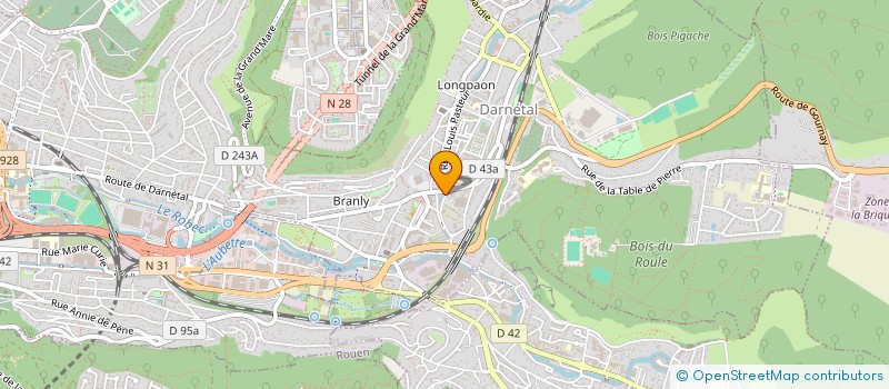 localisation de l'entreprise MONSIEUR SEBASTIEN HEUDE  DARNETAL