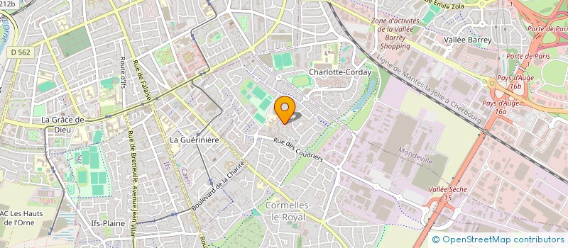 localisation de l'entreprise MONSIEUR SEBASTIEN HEURTIN  CORMELLES-LE-ROYAL