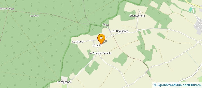 localisation de l'entreprise MONSIEUR SEBASTIEN HIDREAU à LE VERT