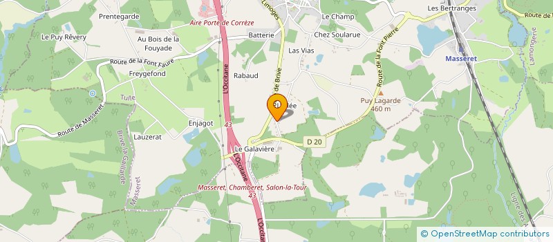 localisation de l'entreprise MONSIEUR SEBASTIEN HILAIRE  MASSERET