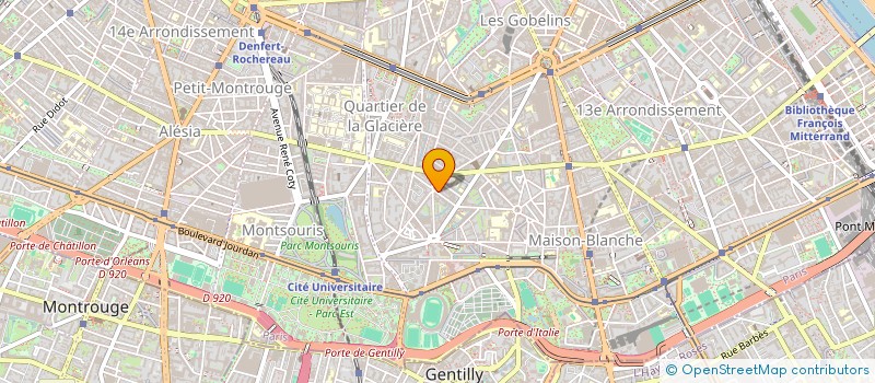 localisation de l'entreprise MONSIEUR SEBASTIEN HINDERER  PARIS