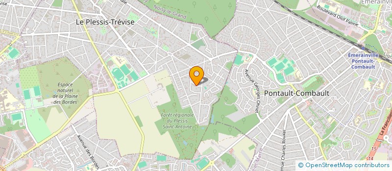 localisation de l'entreprise MONSIEUR SEBASTIEN HINLET  LE PLESSIS-TREVISE