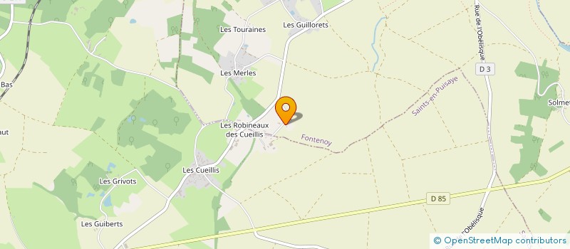 localisation de l'entreprise MONSIEUR SEBASTIEN HIOLET  FONTENOY