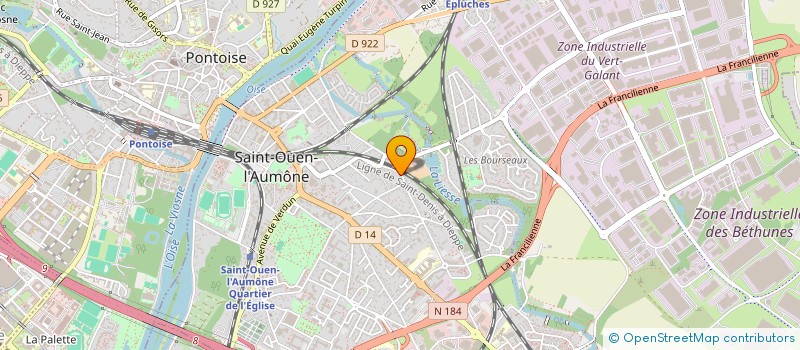 localisation de l'entreprise MONSIEUR SEBASTIEN HOAREAU  SAINT-OUEN-L'AUMONE