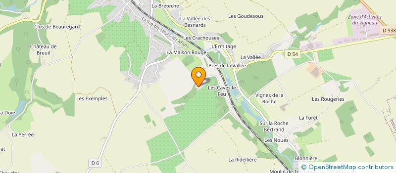 localisation de l'entreprise MONSIEUR SEBASTIEN HODELIN  SAINT-AUBIN-LE-DEPEINT