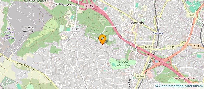 localisation de l'entreprise MONSIEUR SEBASTIEN HOFFMANN à SANNOIS