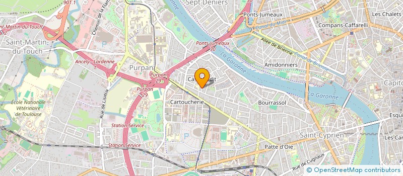 localisation de l'entreprise MONSIEUR SEBASTIEN HOFFMANN  TOULOUSE