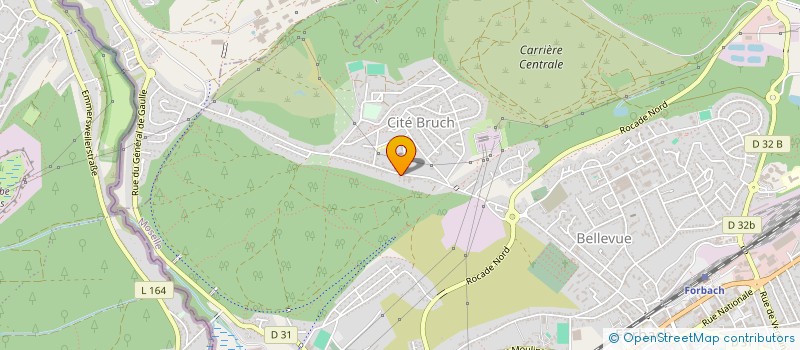 localisation de l'entreprise MONSIEUR SEBASTIEN HOKA  FORBACH