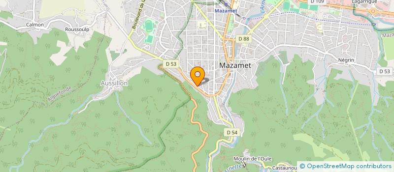 localisation de l'entreprise MONSIEUR SEBASTIEN HOLIN  MAZAMET