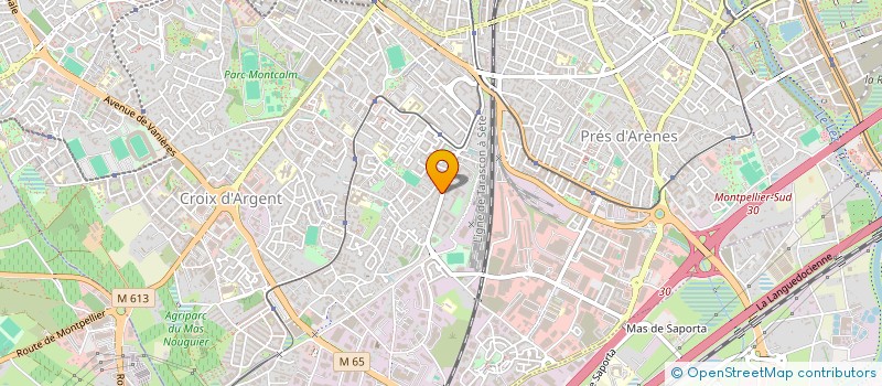 localisation de l'entreprise MONSIEUR SEBASTIEN HOLLEY  MONTPELLIER